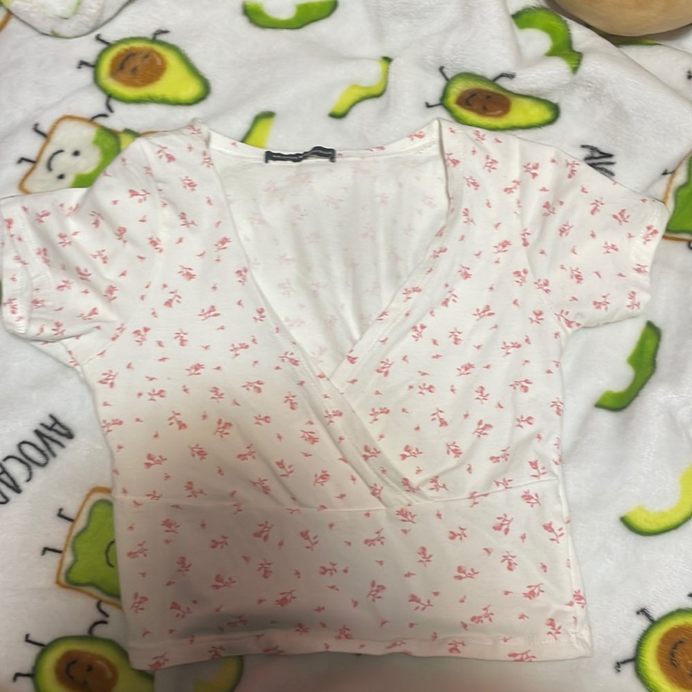 Flower Brandy Melville crop top